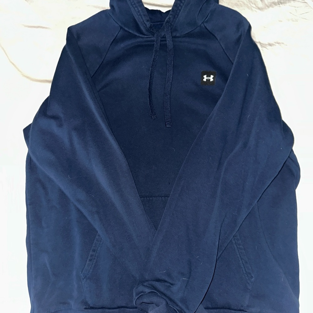 Under Armour Navy Blue Fleece Quarter-Zip Sweater